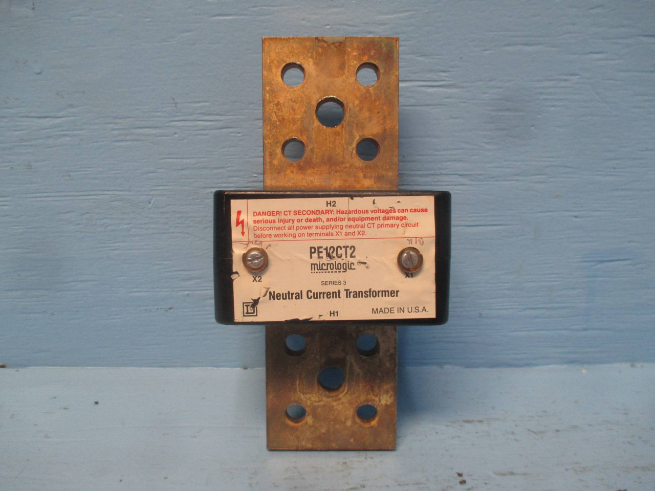Square D PE12CT2 Ser 3 Micrologic Neutral Current Transformer CT (DW0261-1)
