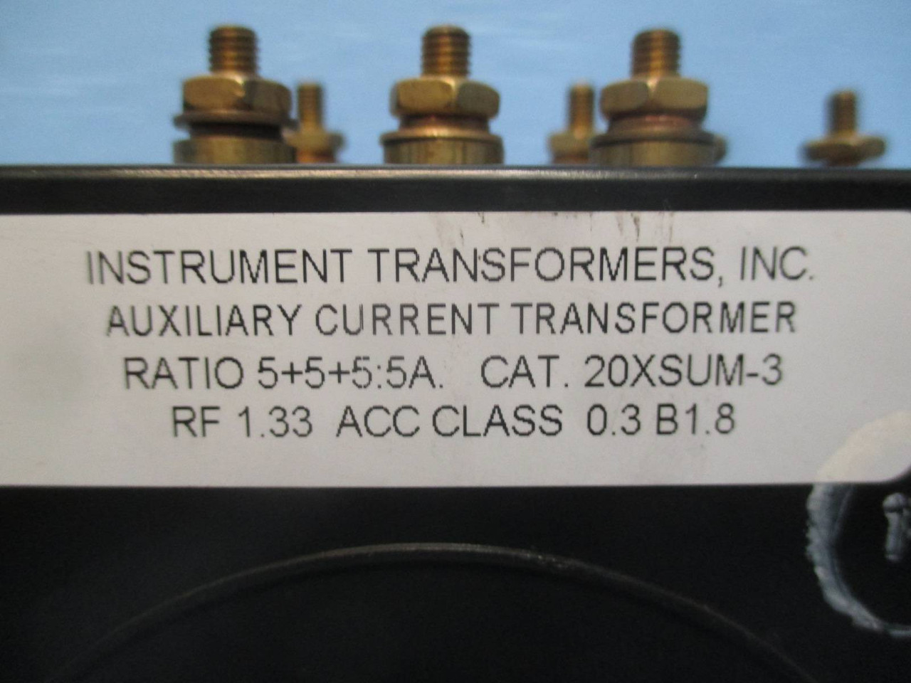Instrument Transformers 20XSUM-3 Auxiliary Current Transformer Ratio 5+5+5:5A (DW0268-2)