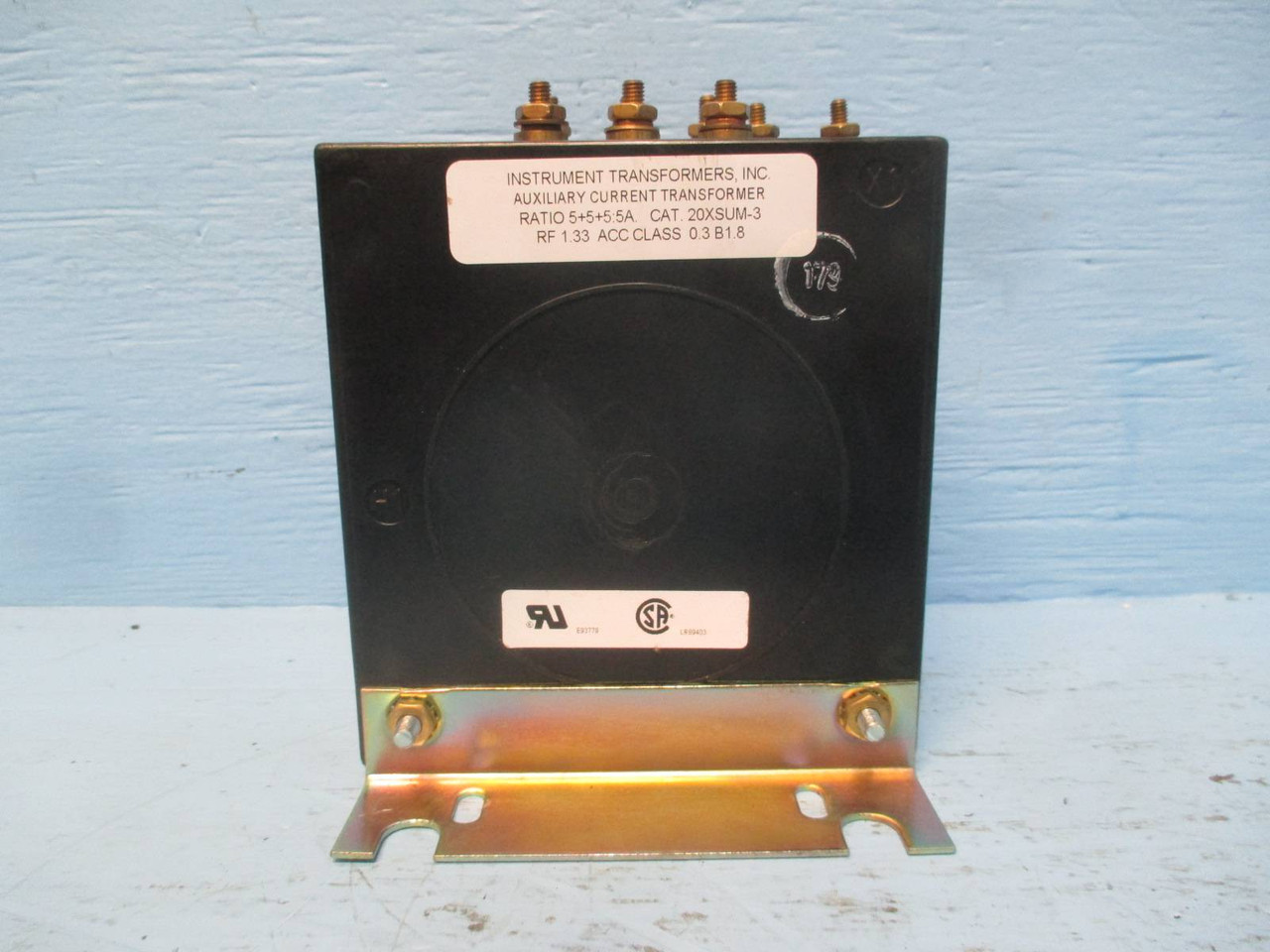 Instrument Transformers 20XSUM-3 Auxiliary Current Transformer Ratio 5+5+5:5A (DW0268-2)