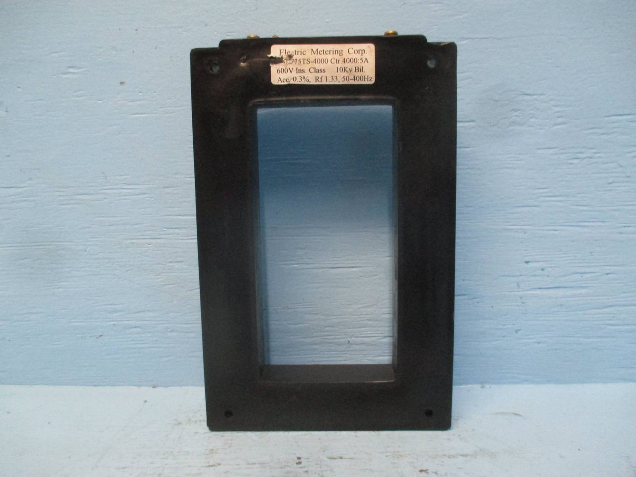 Electric Metering Corp RT3775TS-4000 Current Transformer Ratio 4000:5A CT (DW0282-3)