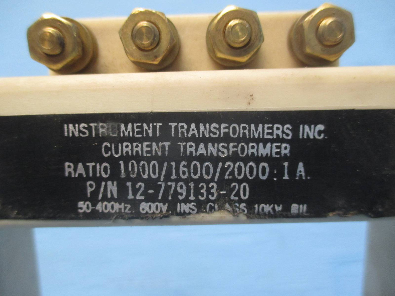 Instrument Transformers 12-779133-20 Current Transformer 1000/1600/2000:1A CT (DW0295-3)