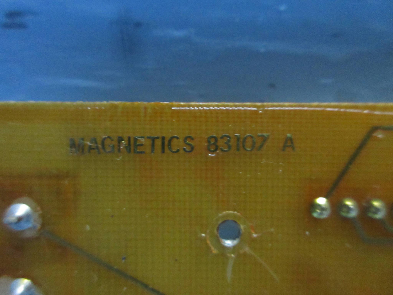 Magnetics 83107 Rev A Phase Sequence Backplane PLC Board 6-SCR Spang 11588-1201 (TK2672-3)