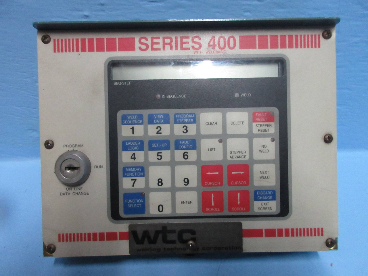 WTC Robotron 5034031802 Series 400 Weldbasic Control Operator Display Interface (TK2680-3)