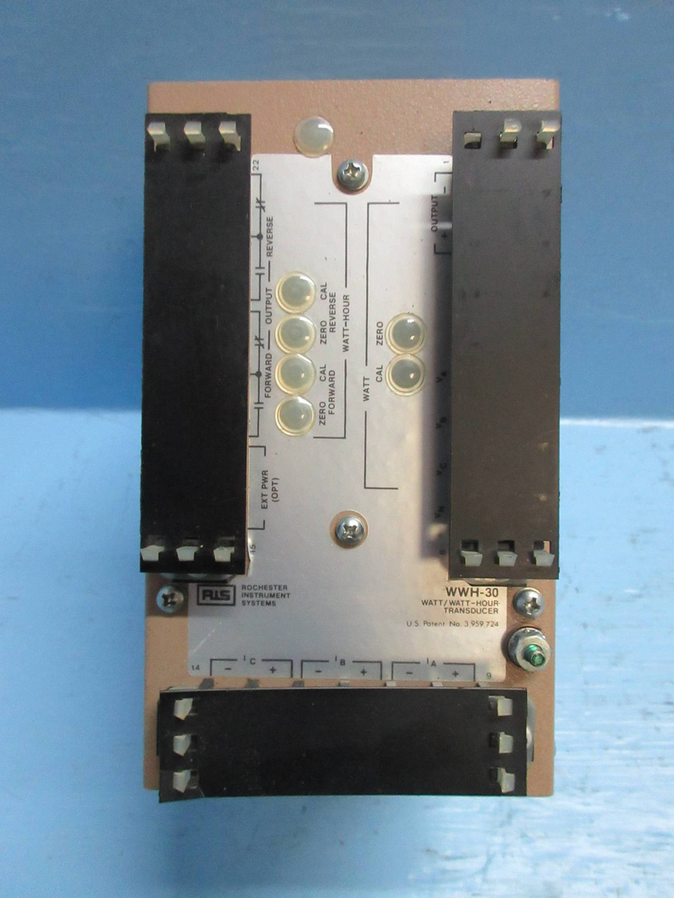 Rochester Instrument RiS WWH-30 Watt / Watt-Hour Transducer XWWH-30-860078F (TK2731-2)