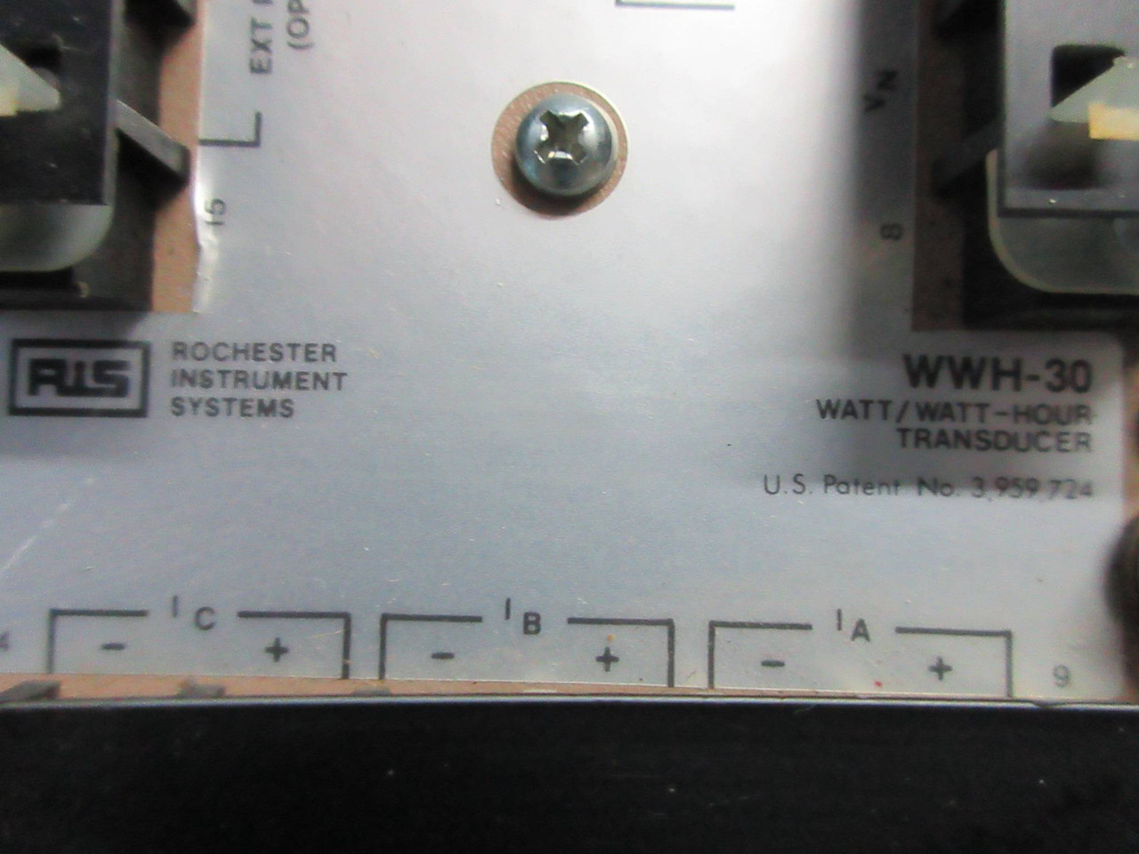 Rochester Instrument RiS WWH-30 Watt / Watt-Hour Transducer XWWH-30-860078F (TK2731-2)