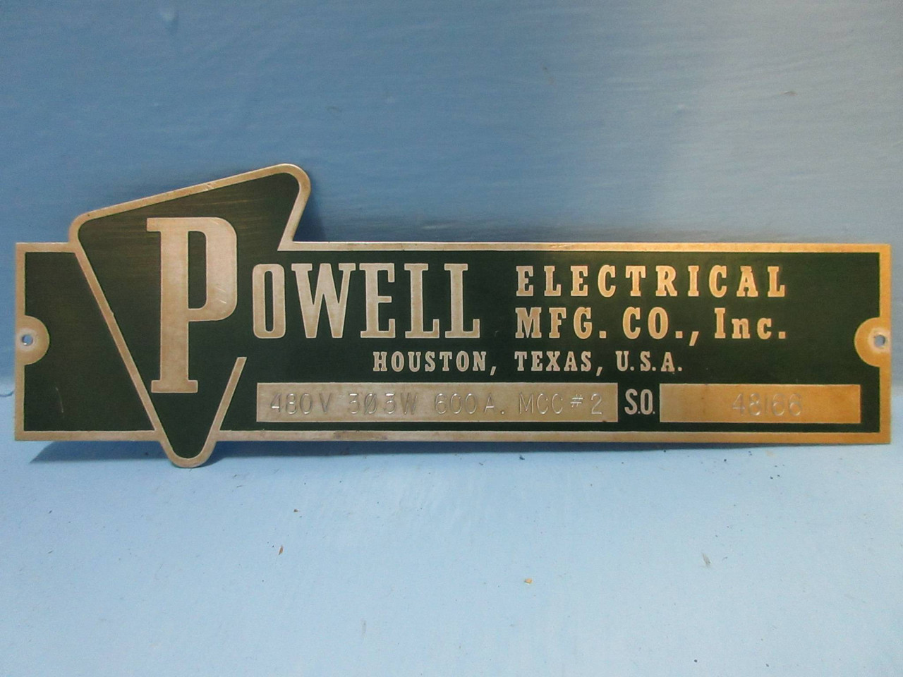 GE Powell 100 Amp Breaker Type 18" Motor Control Center MCC Feeder Bucket 7700 (TK2738-5)