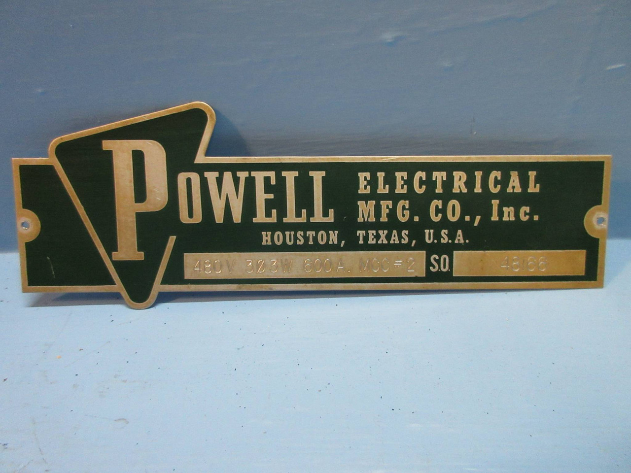 GE Powell Size 1 Starter 25 Amp Breaker 12" Motor Control Center MCC Bucket 7700 (TK2743-9)