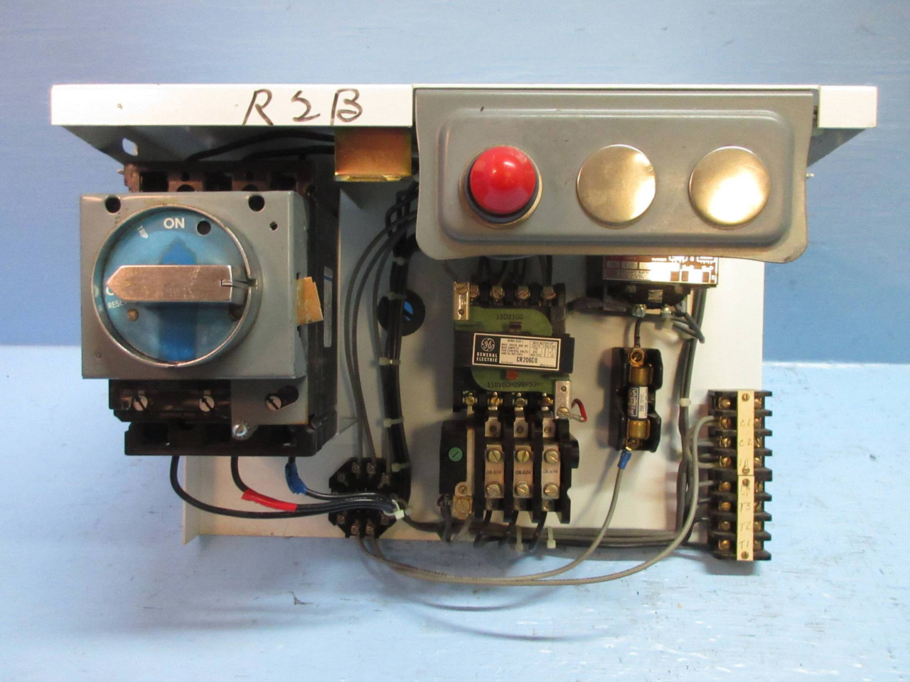 GE Powell Size 1 Starter 25 Amp Breaker 12" Motor Control Center MCC Bucket 7700 (TK2743-9)