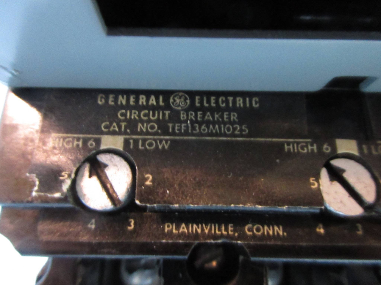 GE Powell Size 1 Starter 25 Amp Breaker 12" Motor Control Center MCC Bucket 7700 (TK2743-9)