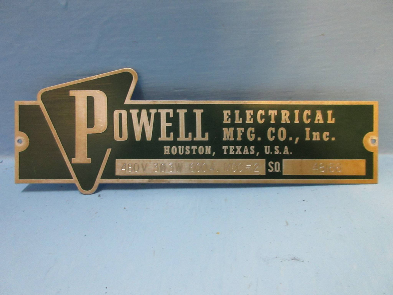 GE Powell Size 1 Starter 30 Amp Breaker 12" Motor Control Center MCC Bucket 7700 (TK2744-4)