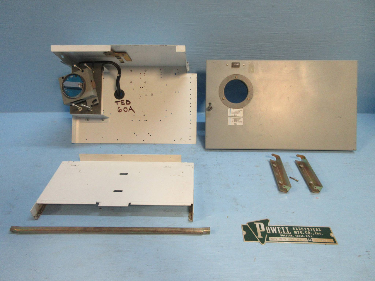 GE Powell 60 Amp Breaker Type 12" Motor Control Center MCC Feeder Bucket 7700 (TK2736-4)