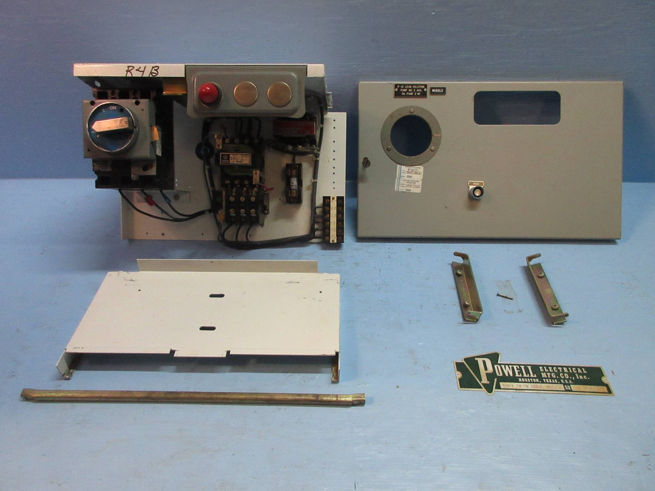 Image of GE Powell Size 1 Starter 15 Amp Breaker 12" Motor Control Center MCC Bucket 7700