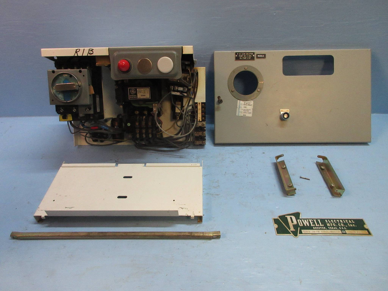 Image of GE Powell Size 2 Starter 50 Amp Breaker 12" Motor Control Center MCC Bucket 7700
