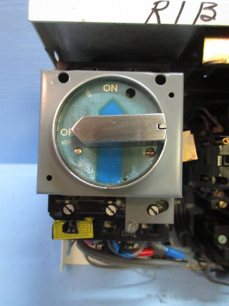 GE Powell Size 2 Starter 50 Amp Breaker 12" Motor Control Center MCC Bucket 7700 (TK2745-18)