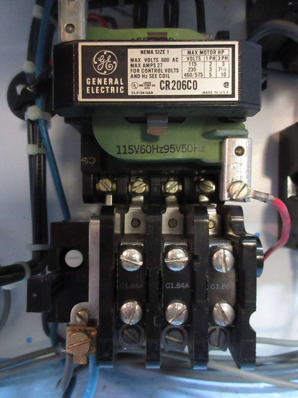 GE Powell Size 1 Starter 3 Amp Breaker 12" Motor Control Center MCC Bucket 7700 (TK2740-2)