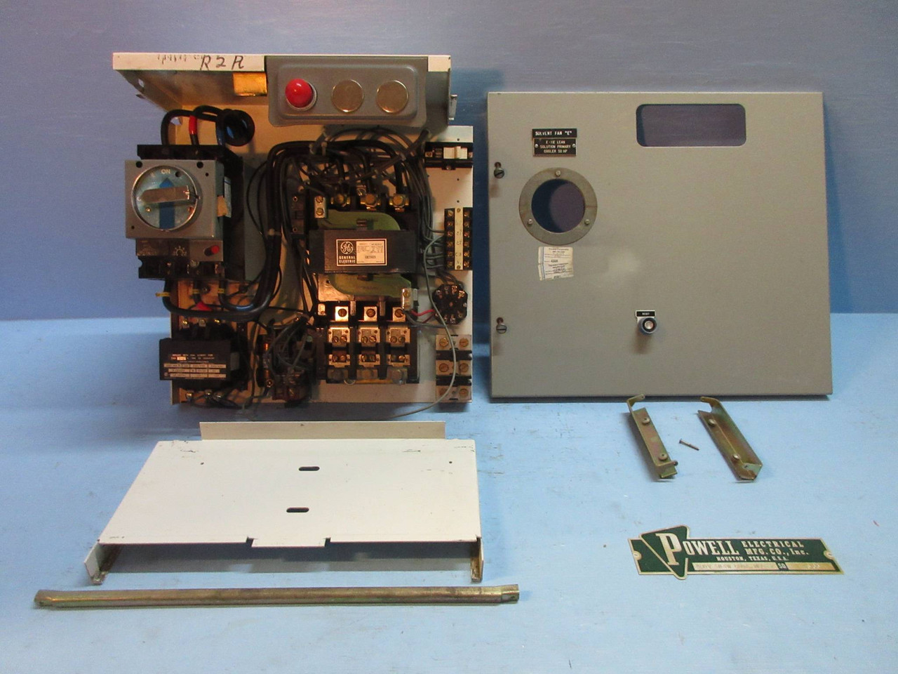 Image of GE Powell Size 3 Starter w 100A Breaker 18" Motor Control Center MCC Bucket 7700