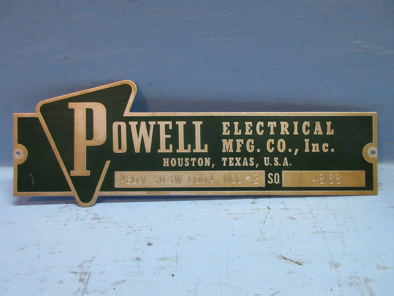 GE Powell Size 3 Starter w 100A Breaker 18" Motor Control Center MCC Bucket 7700 (TK2746-12)