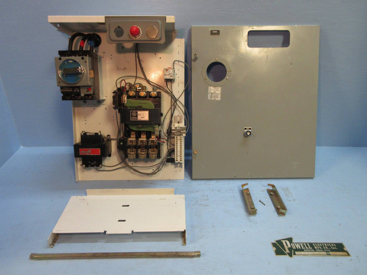 Image of GE Powell Size 4 Starter w 100A Breaker 24" Motor Control Center MCC Bucket 7700