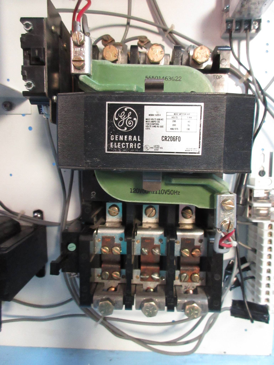 GE Powell Size 4 Starter w 100A Breaker 24" Motor Control Center MCC Bucket 7700 (TK2748-1)