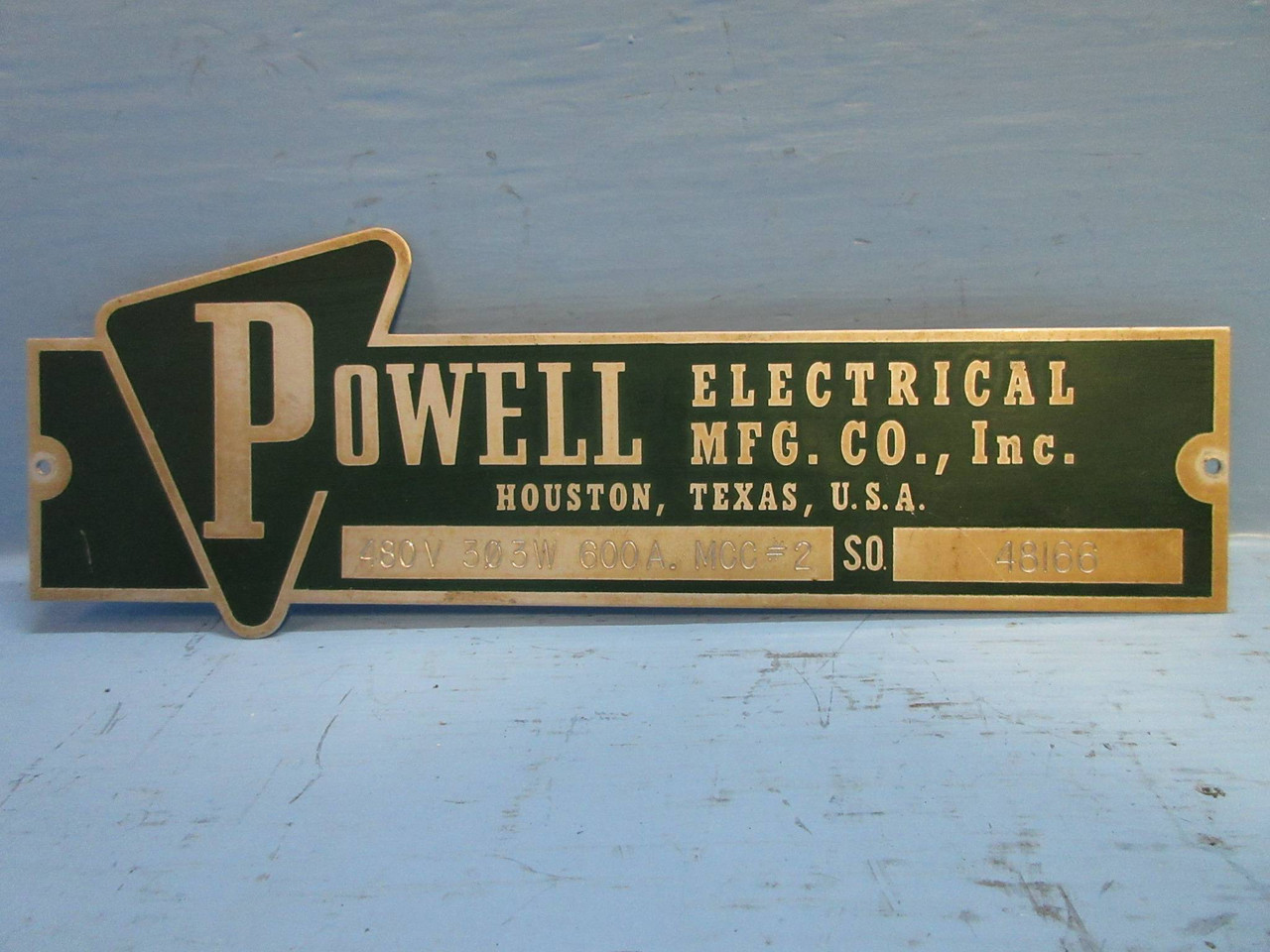 GE Powell Size 4 Starter w 100A Breaker 24" Motor Control Center MCC Bucket 7700 (TK2748-1)