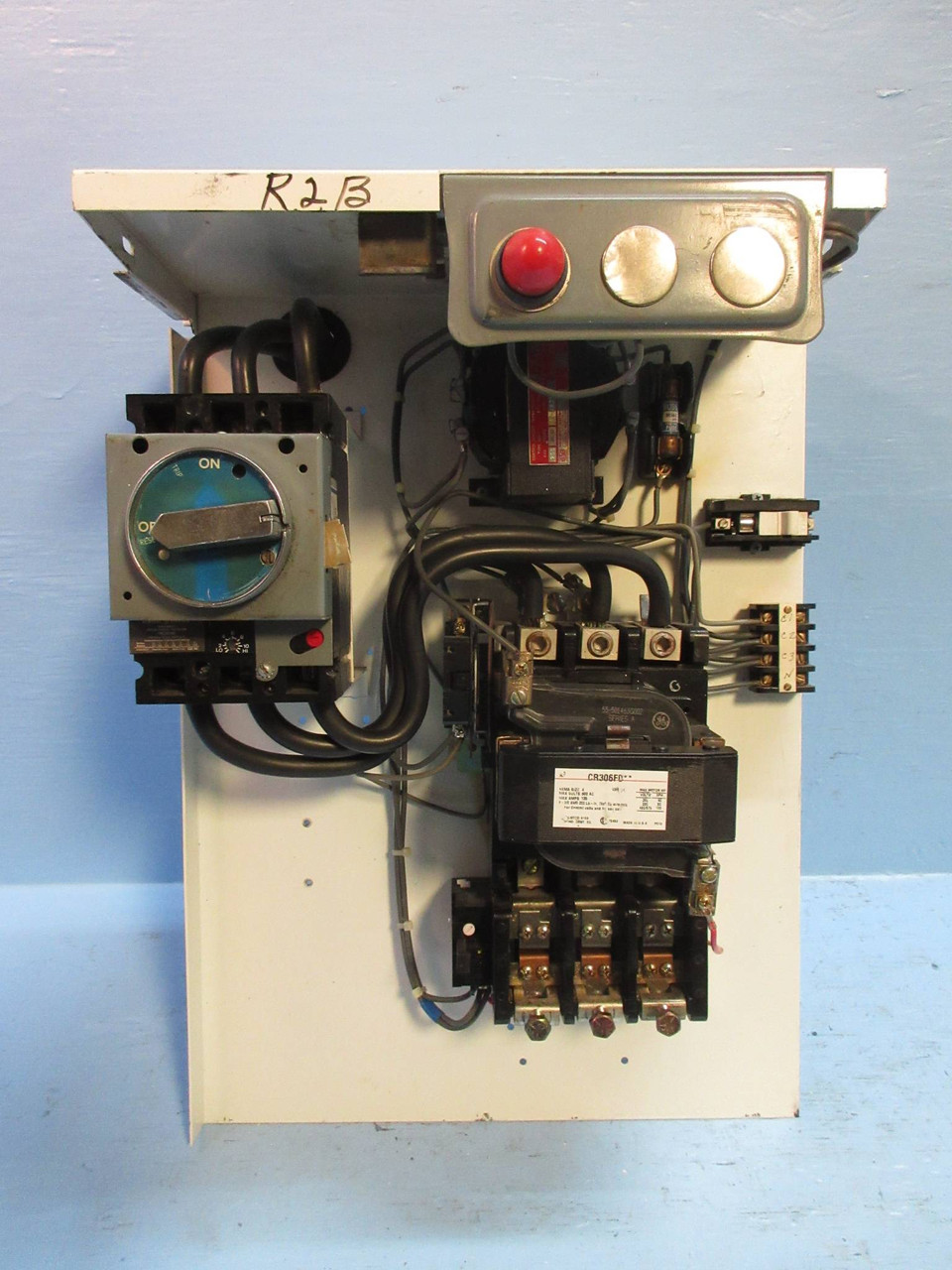 GE Powell Size 4 Starter 100A Breaker 24" Motor Control Center MCC Bucket 7700 (TK2749-1)
