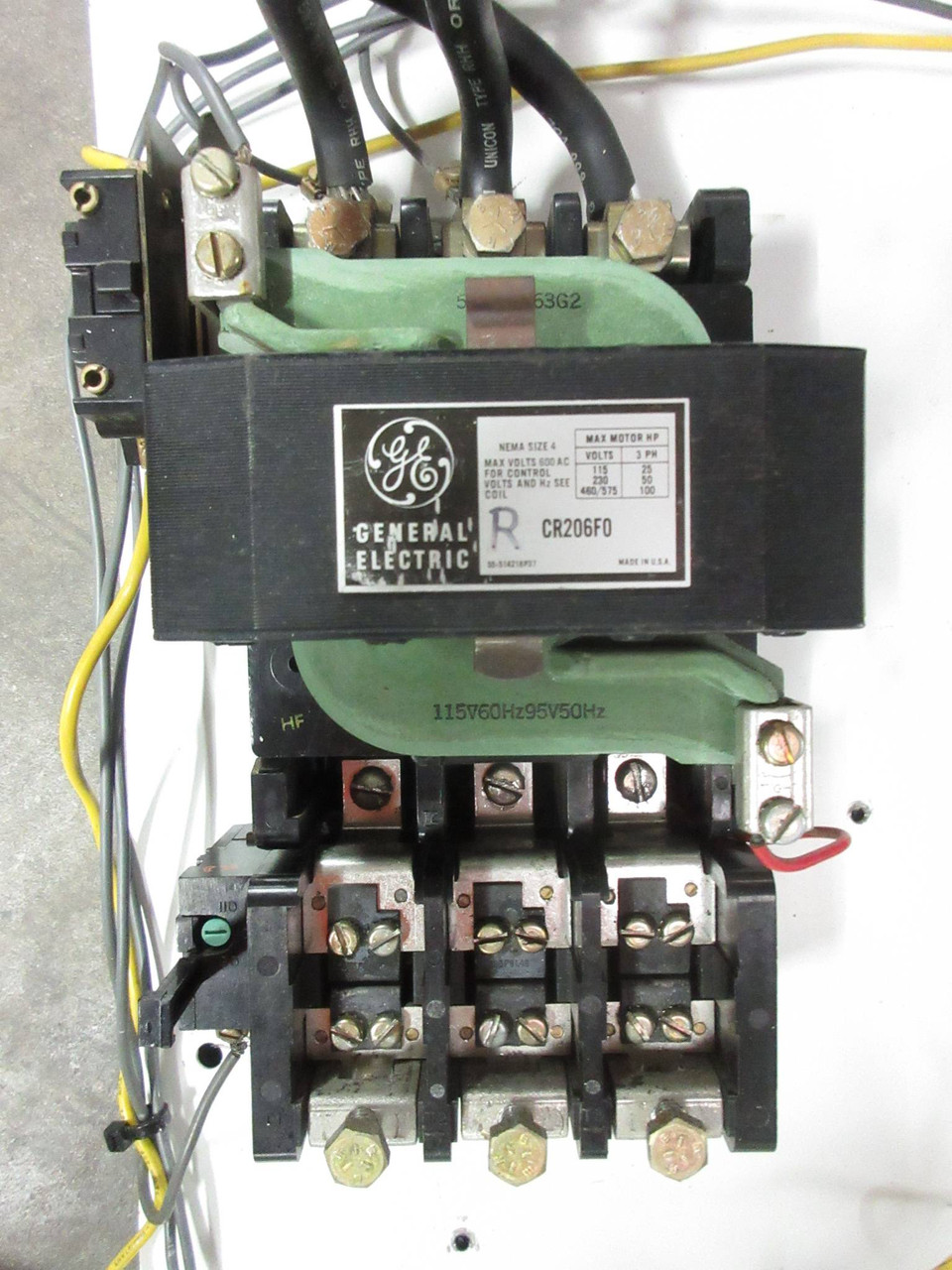 GE Powell Size 4 Starter 100A Breaker 54" Motor Control Center MCC Bucket 7700 (TK2753-1)