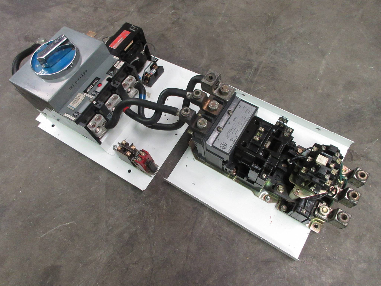 GE Powell Size 5 Starter w 400A Breaker 36" Motor Control Center MCC Bucket 7700 (TK2755-1)