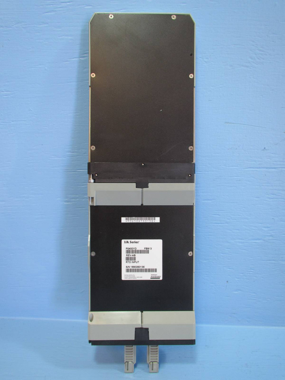 Foxboro P0400YD FBM 3 I/A Series PLC RTD Input Module P0 400 YD Rev AB PO400YD (NP1726-1)