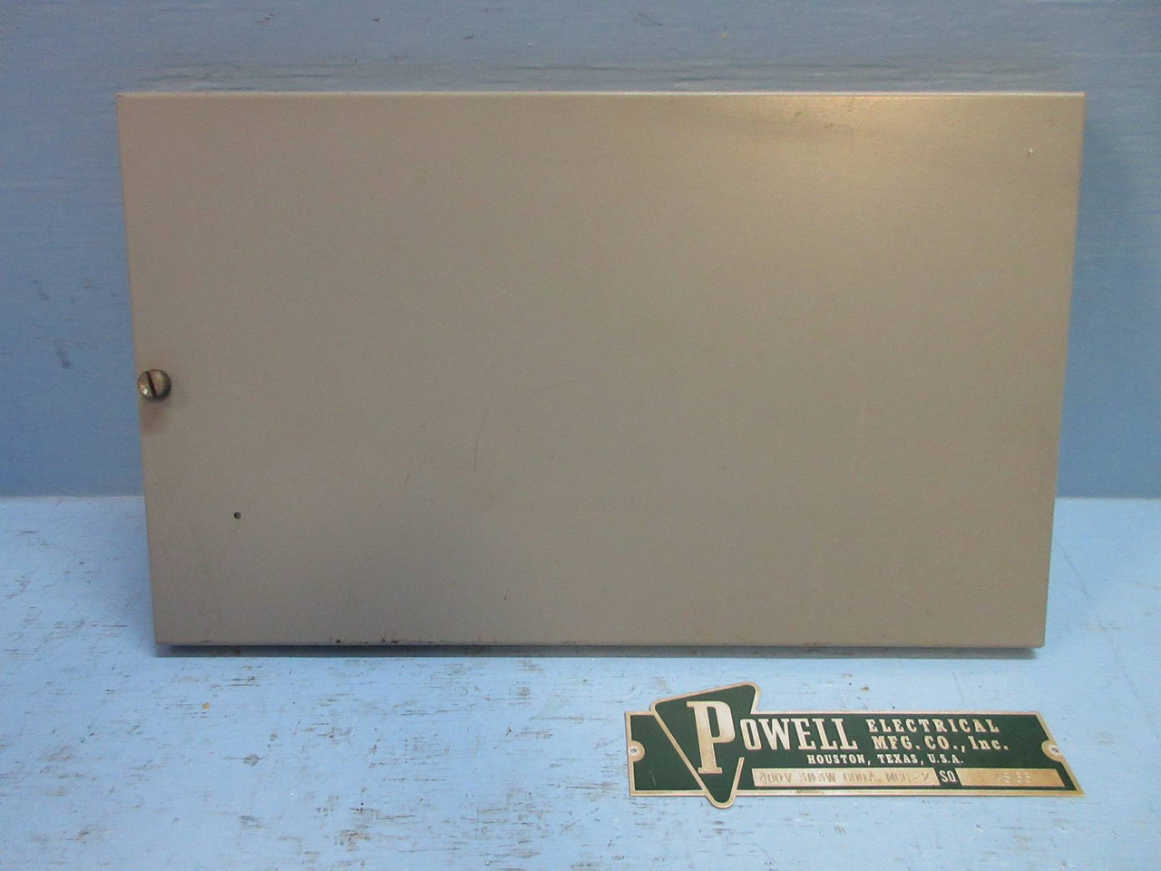 GE Powell 7700 12" Motor Control Center Bucket Blank Door MCCB 12" x 19-7/8" (TK2771-3)