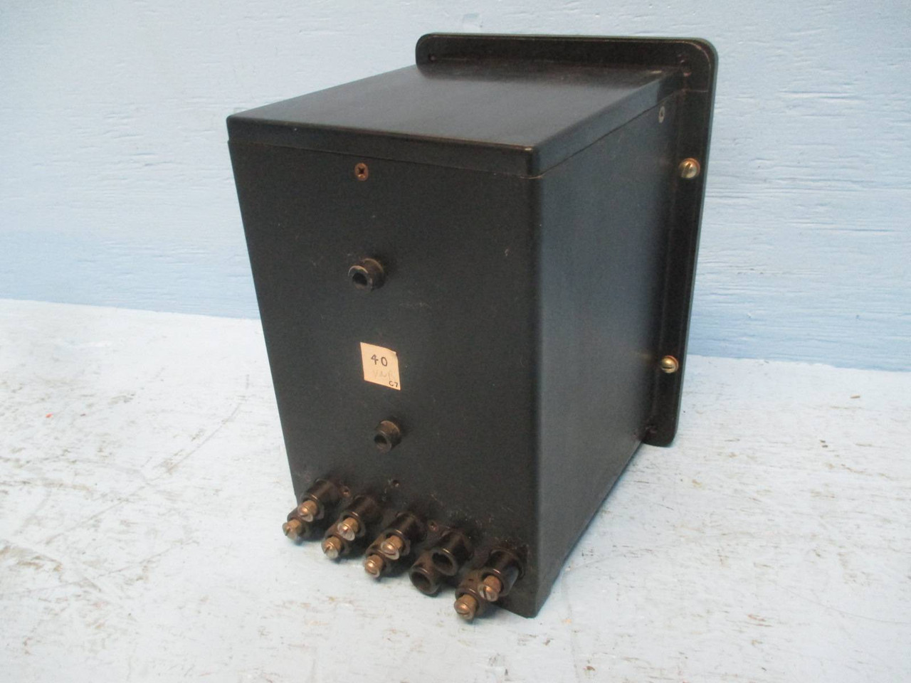 General Electric 12ICW53A1A Var Relay Type ICW GE 12 ICW 53A1A 120 V 60 Cycles (DW0359-2)