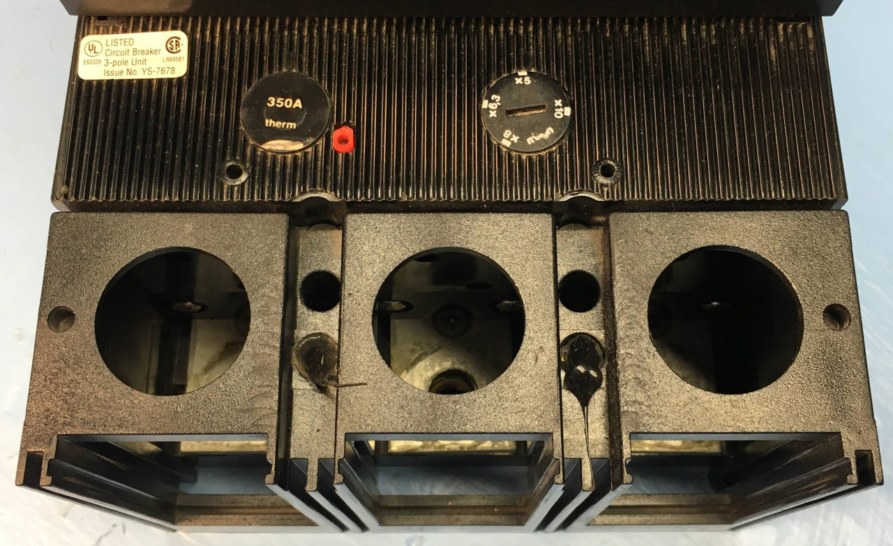 Merlin Gerin CJ400H 36057 400A Compact Circuit Breaker 350 Amp Trip Aux & Shunt (EM2099-10)