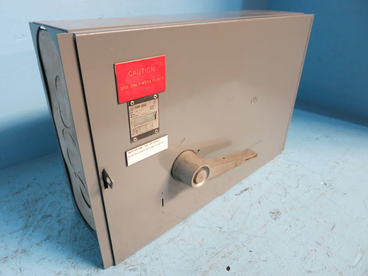 Image of Westinghouse FDP266 600A 600V 2P Fusible Panelboard Switch Unit 2-Pole LS 366