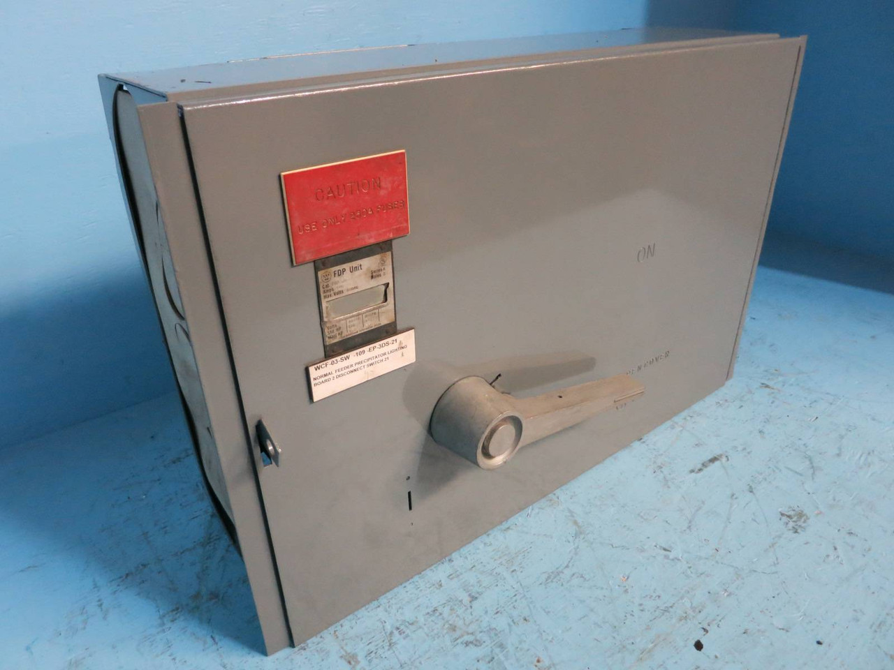 Image of Westinghouse FDP265 400A 600V 2P Fusible Panelboard Switch Unit 2-Pole ML 265