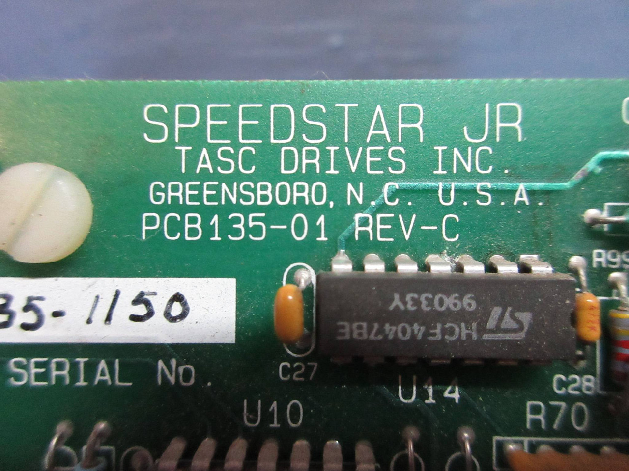 Tasc Drives Speedstar Jr Drive PCB135-01 Rev-C PCB134-01 Rev-A Graseby ...