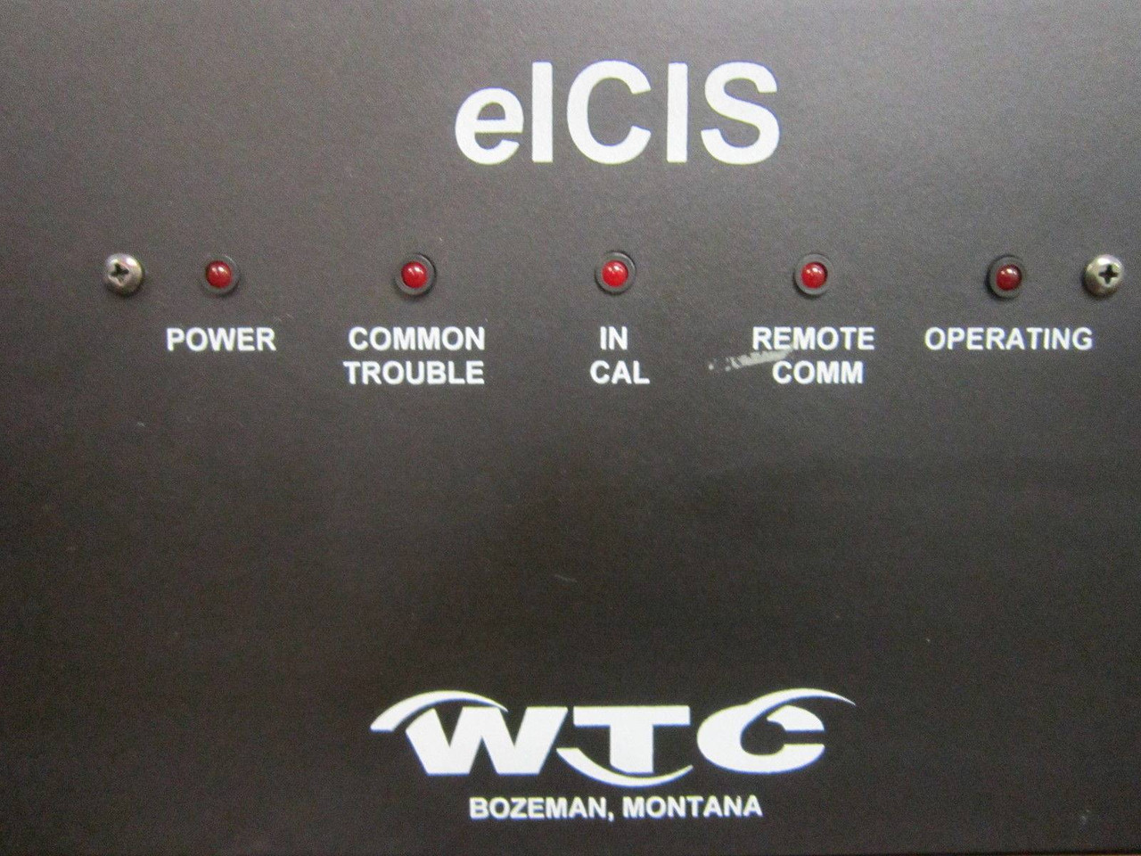 WTC eICIS Integrated Control and Instrumentation System Emission Monitor (EBI5334-2)