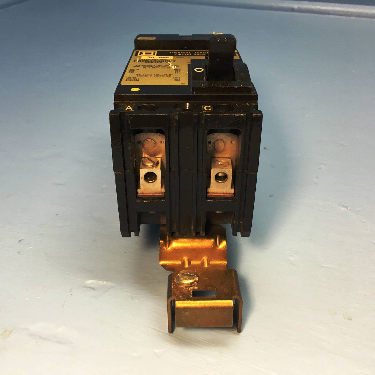 Square D I-Line FA26030ACFT 30A Circuit Breaker 480/600V 2 Pole FA26030AC 30 Amp (EM2135-1)