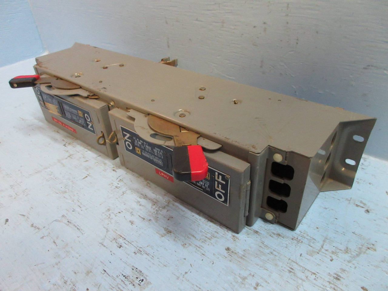 Square D QMB-361-T QMB 30 Amp 600 VAC Fusible Branch Switch D2 Series QMB361T (TK2860-3)