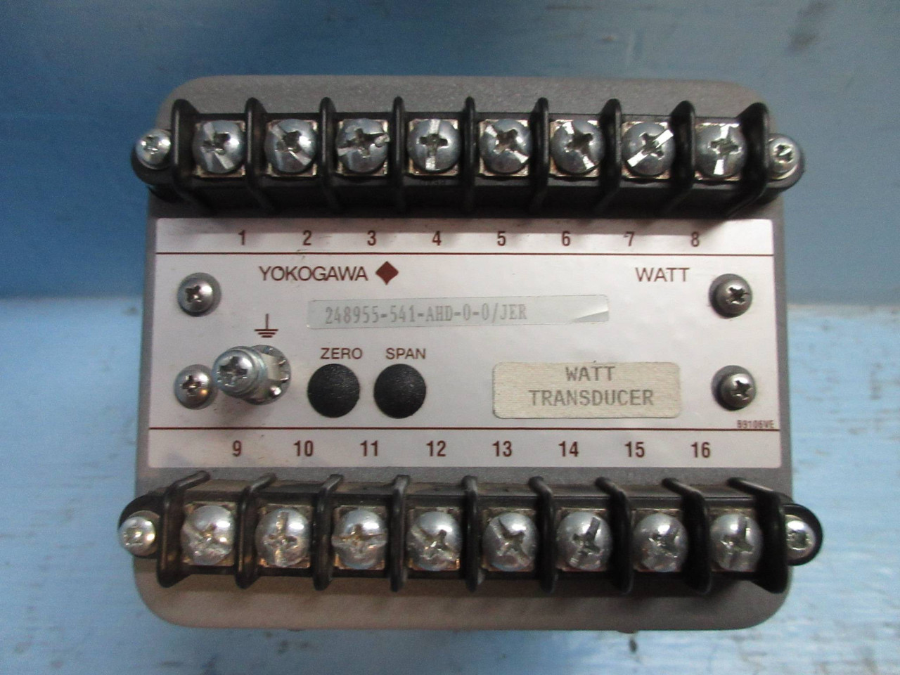 Yokogawa 248955-541-AHD-0-0/JER Juxta AC Power Series Watt Transducer 90-150 Vac (TK2884-1)