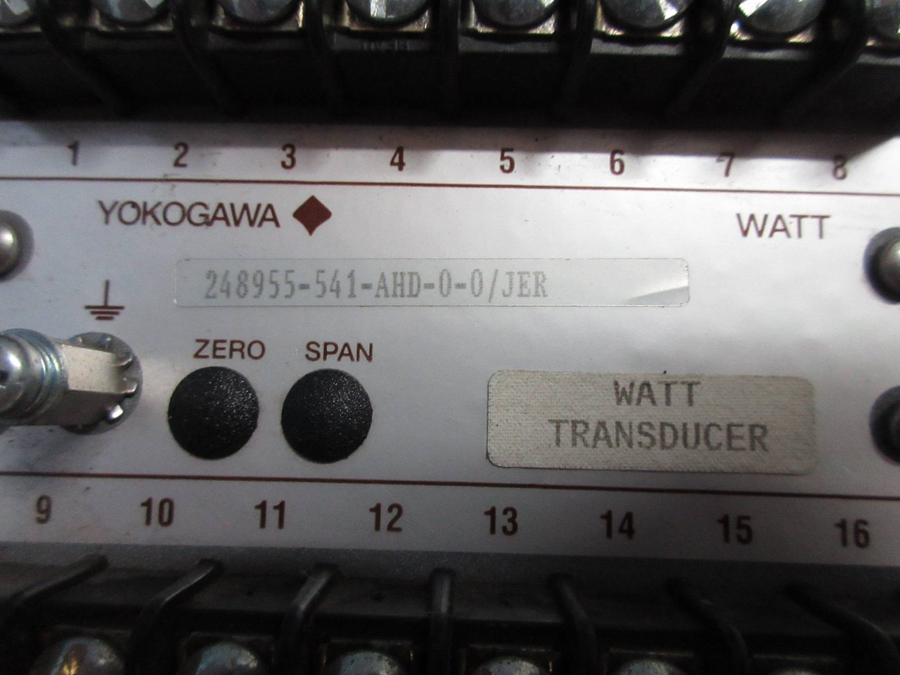 Yokogawa 248955-541-AHD-0-0/JER Juxta AC Power Series Watt Transducer 90-150 Vac (TK2884-1)