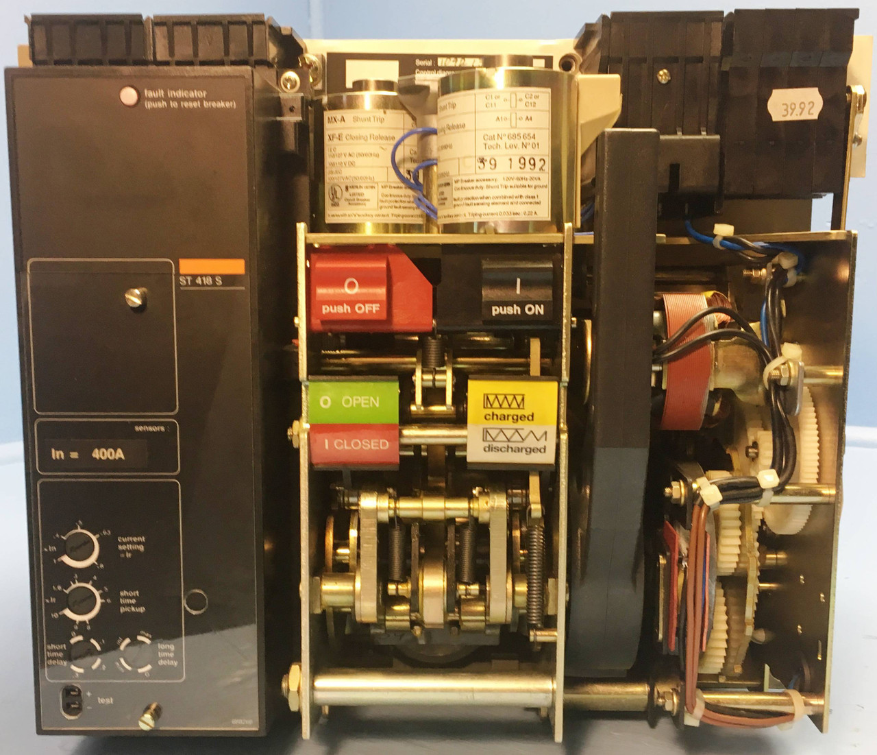 Merlin Gerin MP08H1 800A EO MasterPact LS Circuit Breaker w/ 400 Amp Trip (EM2156-2)