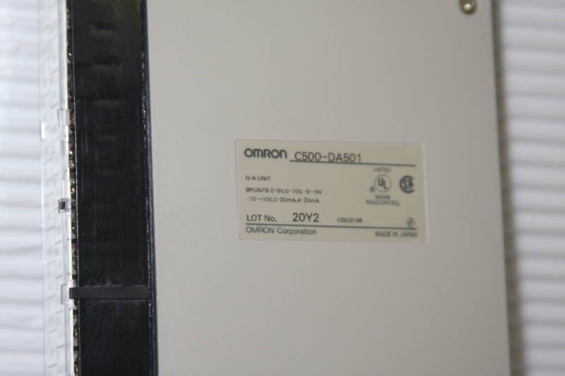 Omron C500-DA501 D/A Unit C500DA501 PLC Module Digital to Analog (EBI3184-1)