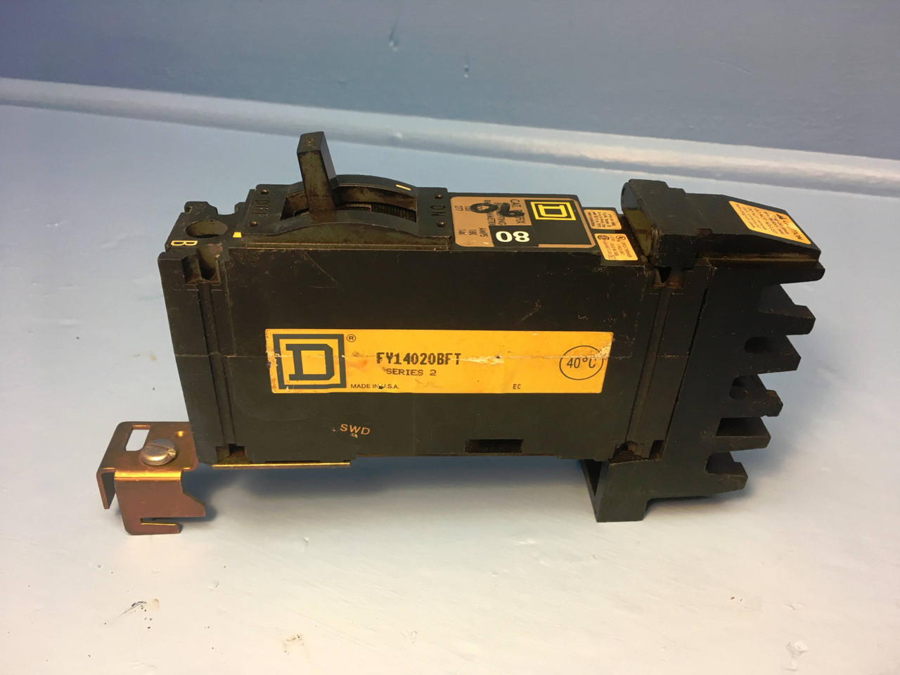 Square D I-Line FY14020BFT 20A Circuit Breaker Thick 277V 1 Pole 20 Amp FY14020B (EM2162-6)