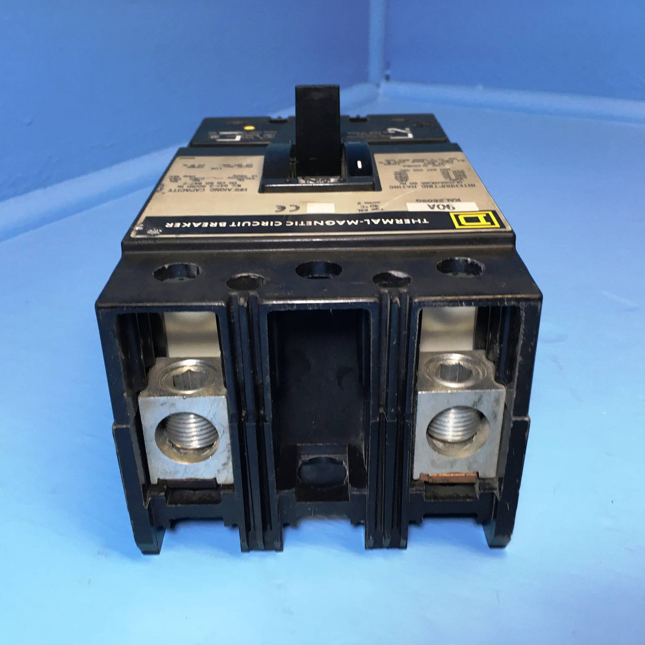 Square D KAL26090 90A Circuit Breaker 600V 2 Pole Type KAL-26090 S2 SqD 90 Amp (EM2173-1)