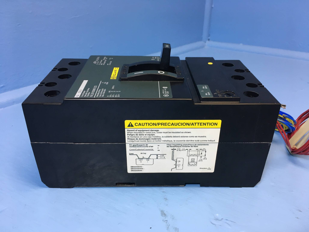NEW Square D KAL26100WB1253 100A Circuit Breaker Green w Aux & Alarm 100 Amp NIB (EM2178-1)