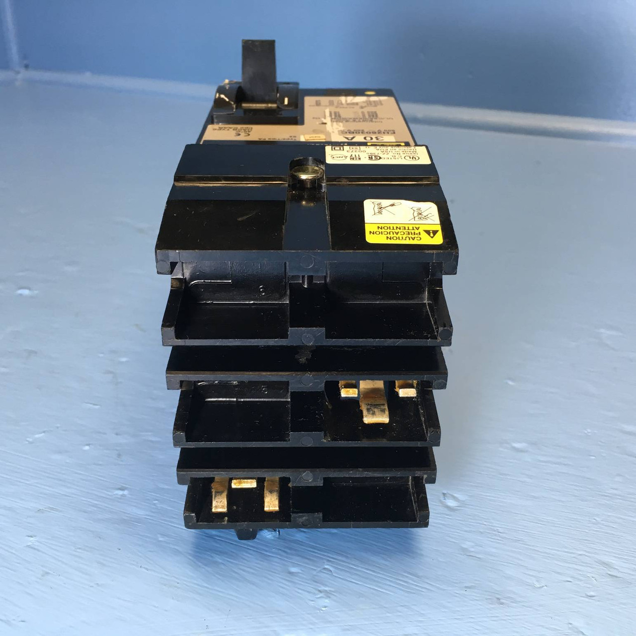 Square D I-Line FH26030BC 30A Circuit Breaker 480/600V 2 Pole FA 30 Amp HACR (EM2220-1)