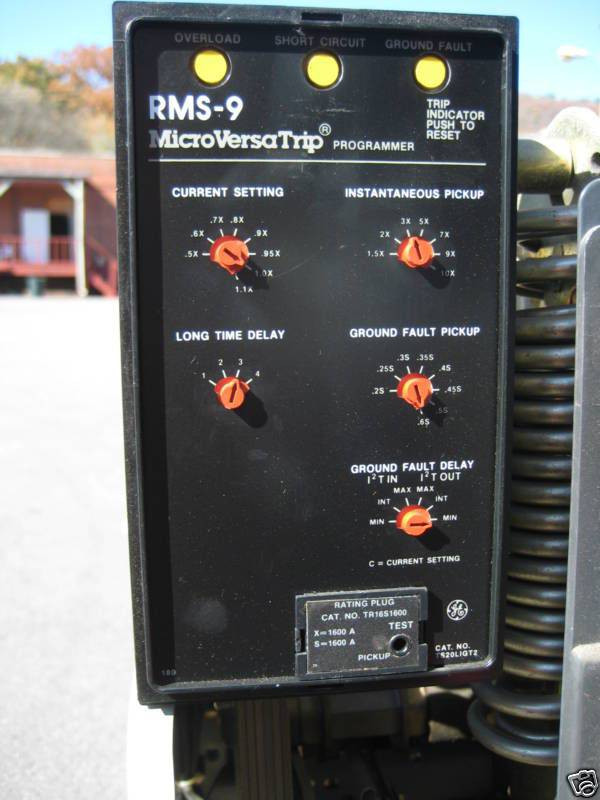 GE AKR-7D-50 1600A Air Breaker TS20LIGT2 Trip 1600 Amp MicroVersaTrip LIG MO (EBI1783-8)