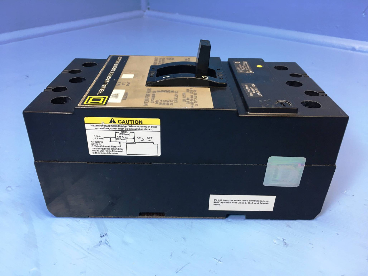 Square D KAL26110 110A Circuit Breaker 600V 2 Pole Type KAL-26110 S2 SqD 110 Amp (EM2244-1)