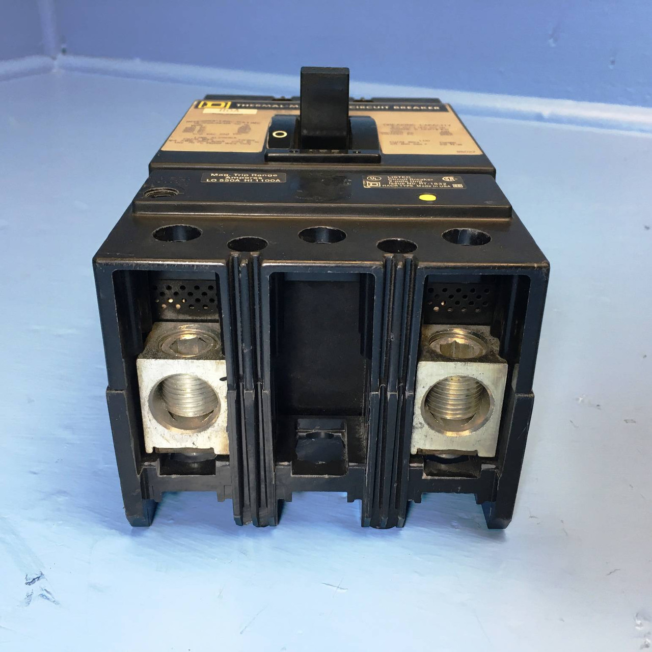 Square D KAL26110 110A Circuit Breaker 600V 2 Pole Type KAL-26110 S2 SqD 110 Amp (EM2244-1)