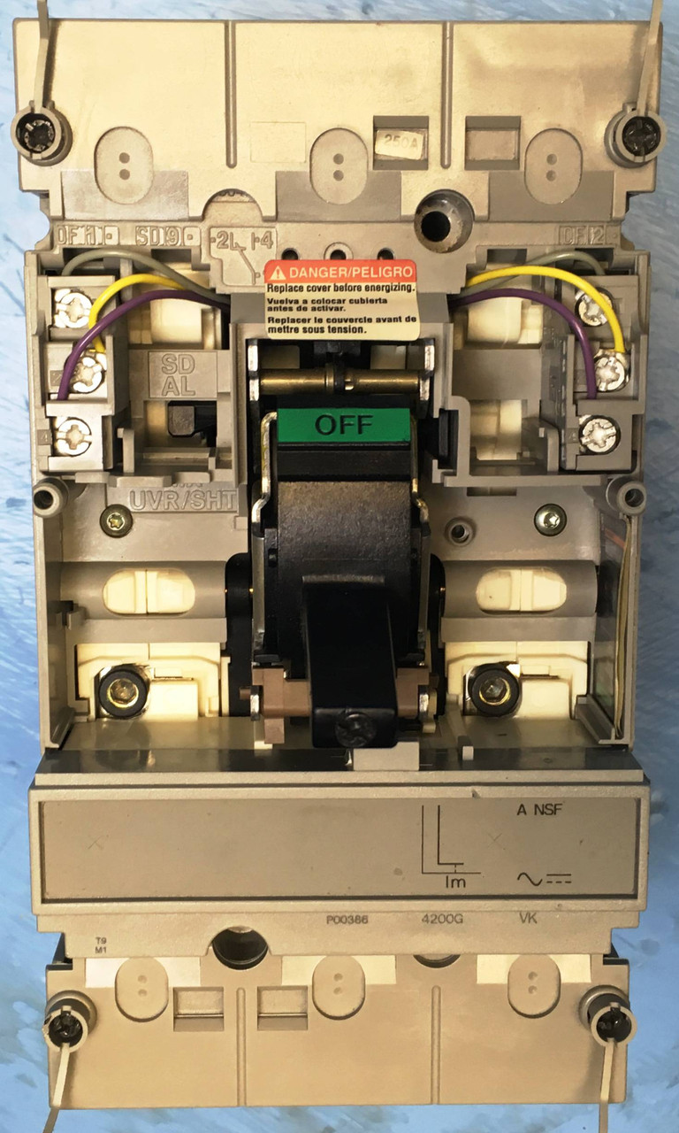Merlin Gerin NSF250 A 250A Compact Molded Case Switch w/ Adapter & Aux NSF250A (EM2265-14)