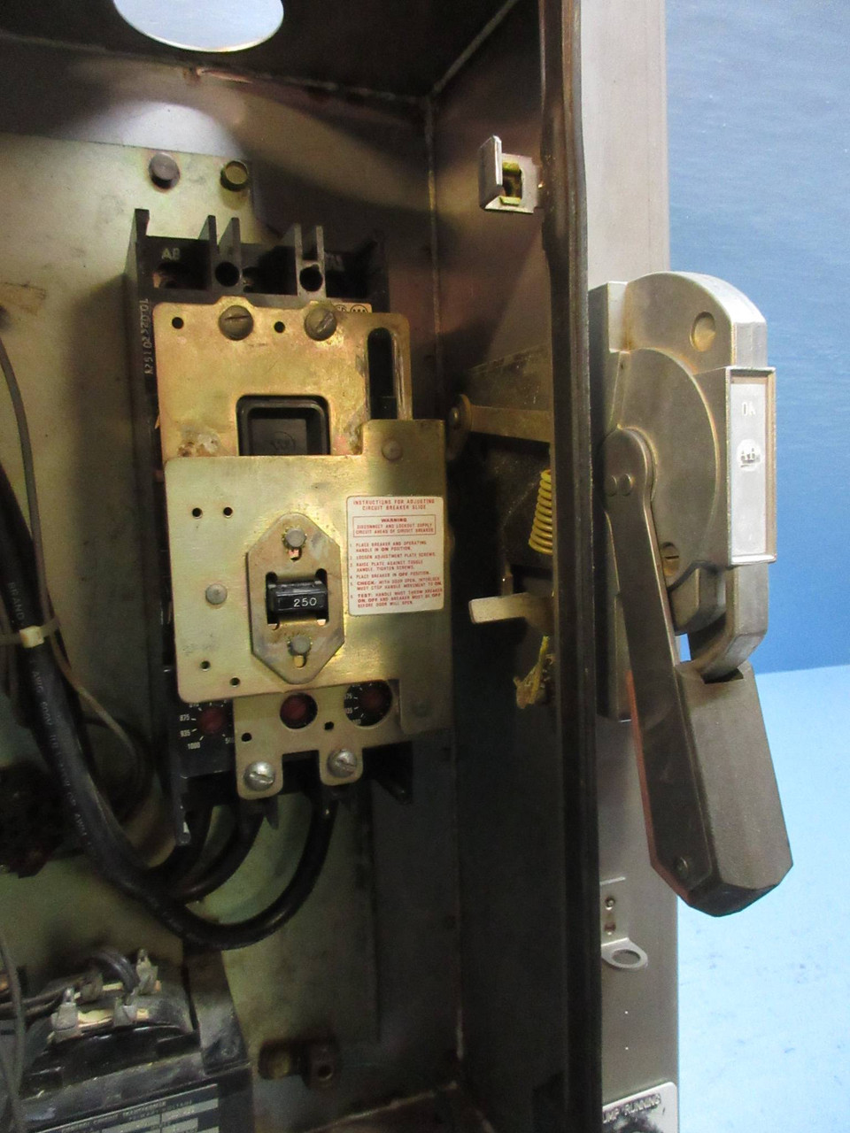 Allen Bradley Stainless Size 4 Starter 250 Amp Breaker Combination Combo Box SS (TK2970-1)
